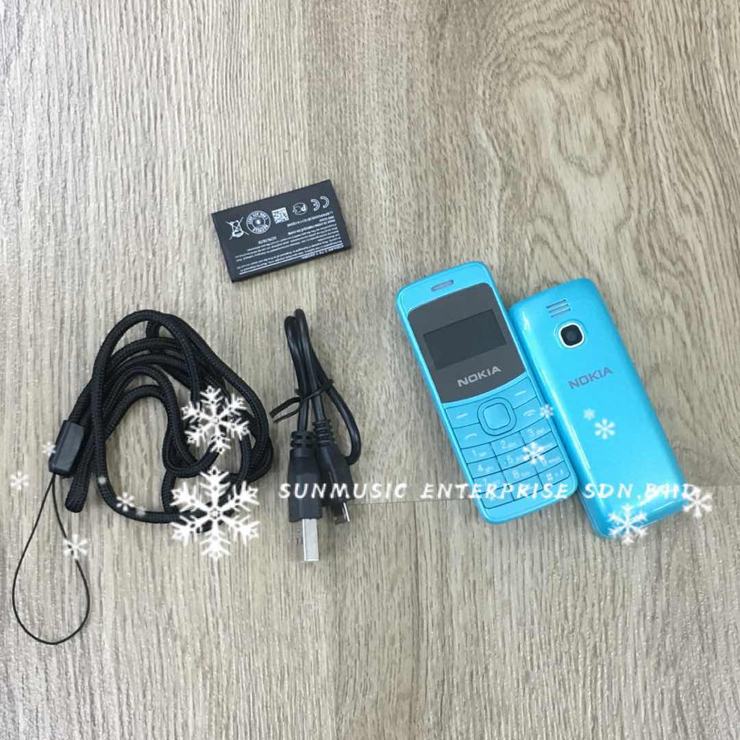 (Blue)NOKIA 8110 Super mini Body Wireless Bluetooth Dialer Phone(Ready Stock)